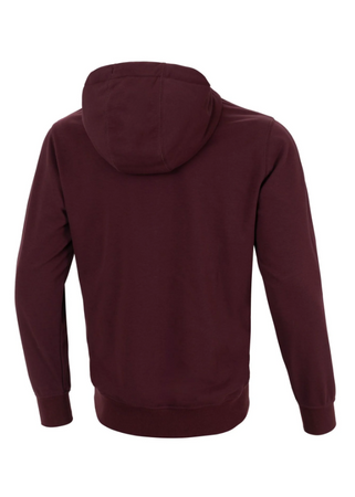 Bluza Rozpinana Pitbull SweatShirt Burgundowa