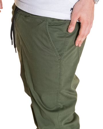 Spodnie NBL Jogger Materiałowe Oliwkowe 
