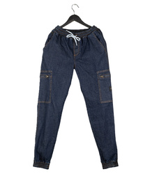 Spodnie Elade Jogger Cargo Ciemny Jeans
