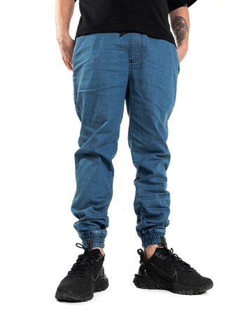 Spodnie NBL Jeans Jogger Icon Jasno Niebieskie