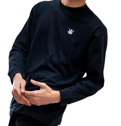 Koszulka Jigga Mini Crown LS Czarna
