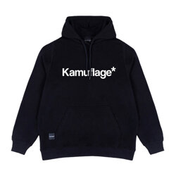 Bluza z kapturem Kamuflage CLS Logo Black