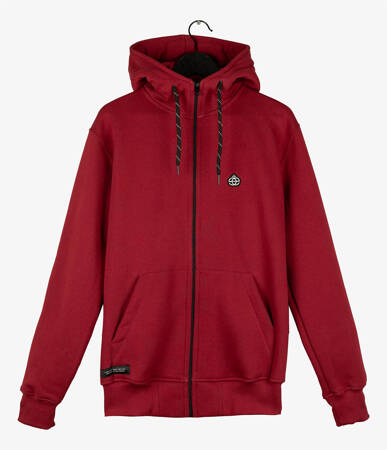 Bluza Elade Zip Hoodie Icon Maroon