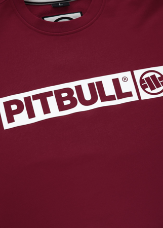 Bluza Pitbull HillTop Terry Burgundowa