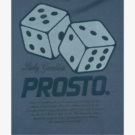 Bluza z kapturem Prosto Gamblers Turquise