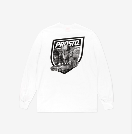 Koszulka Prosto Longsleeve Skriff Biała