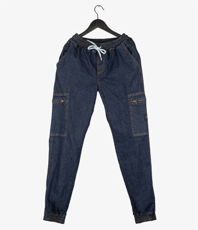 Spodnie Elade Jogger Cargo Ciemny Jeans 