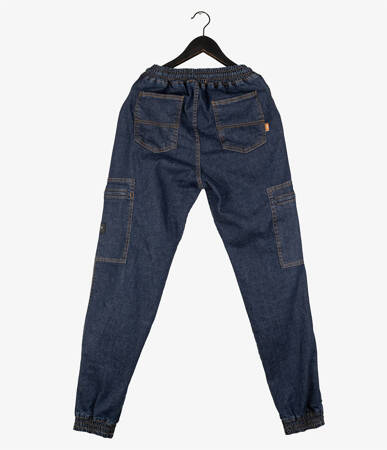 Spodnie Elade Jogger Cargo Ciemny Jeans 